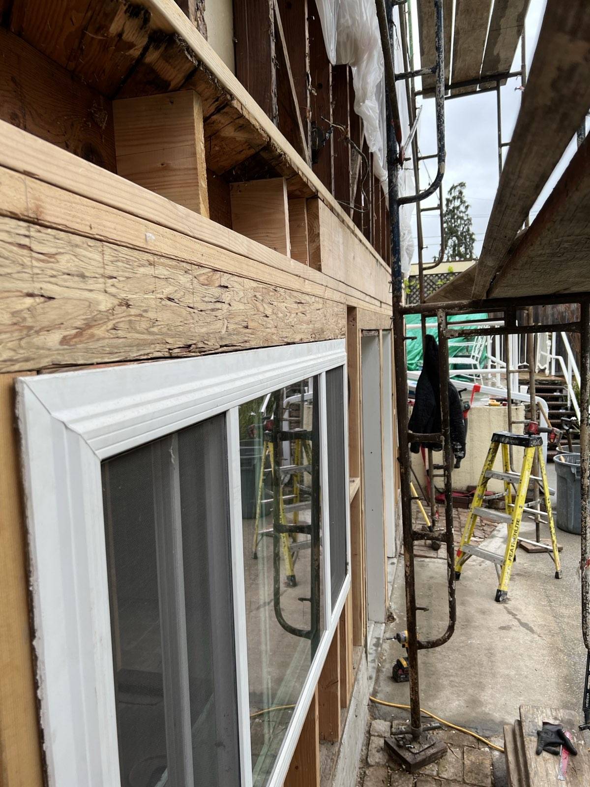 Dry rot, stucco, and siding exterior repair by Gadget Construction on a Bay Area home